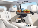 Universal Car Cup Holder Tray - 360&deg Rotating Adjustable Dual Cup Organizer, Portable Food Tray for V1369-AZ3-W-09314