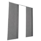 VEVOR Panel Track Blinds Extendable Track 116 cm to 218 cm W Trimmable Dark Gray V952-MBGDBYCW45884QXE6V0