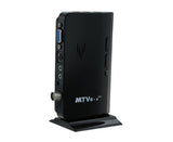 Mini TV Box Digital Computer RF AV to VGA HDTV Programs Tuner Receiver Monitor - Black V1263-JX-265