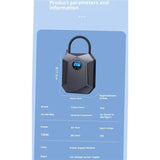 Digital Air Compressor for Car Auto Pump Portable Tire Inflator with LED Light 12V, Air Pump for Car V1192-AZ-W-2717
