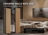 Wood Slat Acoustic Panels, 7.9 x 94.5 inch, MDF Accent Wooden Wall Panels for Modern Interior Wall V952-FHXWBTQBQXMLJP625V0