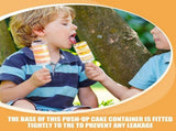 Cake Containers 60-Pack Portable PP Material Dessert Holders 6.88 x 1.97 x 1.97 Inches V1366-AZ2-W-21029