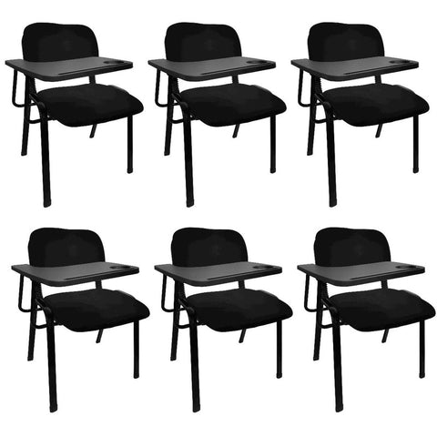 NNECN Lecture Chair with Table Top for Classroom Lecture Training Conference V728-AD-0256-TP-BK