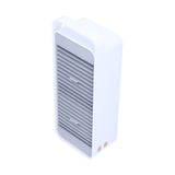 Double Fan Blade Rotating Fan USB Charging Desktop Electric Fan for Office Home DormitoryWhite V1294-YM0721-3113210053112