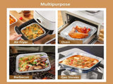 Aluminum Trays - Large Square Oven Dishes - Airfryer Trays XXL - Aluminum Bowls - Disposable V1189-WXF-260203-00471