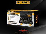 ELEAD 11Pcs 1/2" Drive Deep Impact Socket Set 27-38mm Metric Cr-Mo Wheel Nut Kit V465-70155