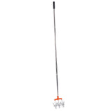 Manual Rotary Cultivator Tool Stainless Steel Teeth Adjustable Handle Garden Hand Tiller for Lawn V1294-YM0901-3111240320711
