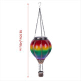 Hot Air Balloon Solar Lantern Lights Outdoor Hanging Solar Lantern for Garden Yard Patio Porch Decor V1192-AZ-W-17854