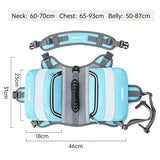 JUMAHE Dog Backpack Harness, Adjustable Dog Saddle Bag with Reflective Strips, Waterproof Oxford Pet V1188-MS-909-013