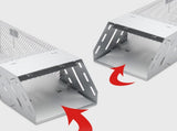 Mice Catch Cage Stainless Steel Full Automatic Dual Door Design Sensitive Mousetrap Cage for Indoor V1294-YM0716-3111220188411
