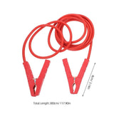 2-Pack Heavy Duty Car Jumper Cables with One-Click Convenience and Portable Design for Vehicle V1369-AZ3-W-14195