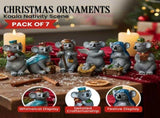 Christabelle 7 Piece Koala Christmas Nativity Scene Christmas Tree Decoration Ornaments STH241