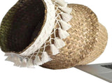 Natural Woven Straw Basket Foldable Woven Storage Basket Plant Straw Basket V1294-YM0717-10183710