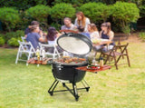 Portable Charcoal Propane Gas Grills with Cover and Cart, Heavy Duty Stainless Steel BBQ V952-TCYXLYC243700Y92IV0