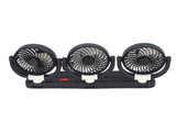 3 Heads Car Fan USB Speed Adjustable Foldable Portable Car Cooling Fan with Phone Holder for V1294-YM0901-3113250082911