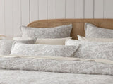Bianca Ameila Stone Jacquard Quilted Foliage Bedspread Set Super King V442-BCA-BEDSPREAD-AMEILA-STONE-SK