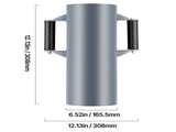 Fence Post Driver, Heavy Duty T Post Driver with Handles, Metal Manual Pounder Rammer for V952-WLDZC61INCH2HK2Q1001V0