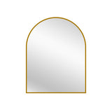 Gold Metal Arch Mirror - Small 80cm x 100cm V292-M-METAR-S-GOLD