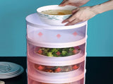 Insulated Food Cover Multilayer Heat Preservation Warm Intimate Effective Isolation Stackable Dish V1294-YM0523-3118220027414