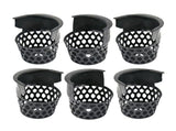 6 Pcs Pool Table Pockets Billiard Pockets Set Black Billiards Net Bag Entertainment Web Pockets V1369-AZ3-W-11595
