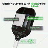 T300 Graphite Carbon Fiber Pickleball Paddles Pickle Ball Racket Racquet V563-YF48332-GREEN
