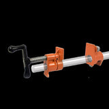 3/4" Wood Gluing Pipe Clamp Set Heavy Duty PRO Woodworking Cast Iron V63-837211