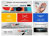 G6 Black Ultra-Mini Thumb Camera with 32GB Card, Card Reader & Adapter - HD Instant Pocket-Sized V888-ELOSUNG45918