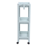 Bathroom Floor Shelf Bathroom Open Shelf Unit Freestanding Corner Rack Shelves V1294-YM0706-3112230061515