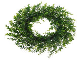 1Pc Decorative Green Boxwood Wreath Artificial Plant Gar for Home V1370-AZ4-23663