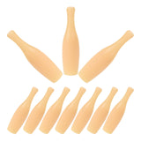 SWETRACE Desktop Bowling Toys Plastic 10Pcs 2.4X0.6X0.6In V1189-LWWAL-20260327-03753