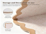 Scalloped Bulletin Board, Distinctive Scalloped Design, No Drill Installation, High Density Felt for V1369-AZ3-W-12590