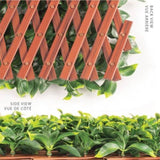Premium Jasmine Artificial Hedge Extendable Trellis / Screen 2 Meter By 1 Meter UV Resistant V637-10786514