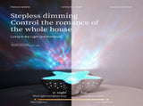 Starfish Aurora Projection Lamp with Dynamic Water Ripple Effects 7 Color Changing Mood Light for V1341-ZY-G6EMFAPC-WHITE