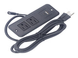 Recessed Power Strip Power Socket with USB Type C Port Fast Charging PD20W Flush Mount Outlet for V1294-YM0901-3114230154411