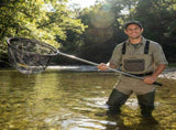 Fishing Net Minnow Nets with Telescopic Fishing Pole Handle, Small Fishing Landing Net for Saltwater V1192-AZ-W-25262