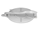 Tortilla Press 7.7in Rust Proof Aluminum Alloy Silver Heavy Duty Quesadilla Maker for Home Pasta V1294-YM0715-3118220089011