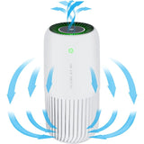 Air Purifier With True Hepa Filter With Uv-C Light, Mini Air Purifier Removes 99.97% Of Smoke V1188-MS-227-2056