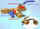 3/4-Inch IPS Isolator Tankless Water Heater Service Valve Kit with Pressure Relief Valve, Clean V1258-DP02-C-3321