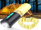 Camping String Lights 10M Light with Lanterns Camping Lights 4000mAh Charger,IPX6 V1192-AZ-W-11350