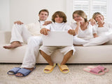 10 Pairs Washable House Slippers for Guests, Disposable Indoor Slipper with Thick Sole, Non Slip V1259-DP01-A-868