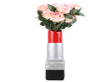 Creative Lipstick Shape Vase Beautiful Resin Exquisite Realistic Lipstick Shape Decorative Vase for V1294-YM0706-3115230066612