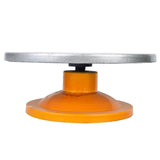 12in Round Sculpting Wheel Silver Model Making Turntable Ceramics Pottery Tool V1369-AZ3-W-15541