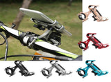 1pc bicycle aluminum alloy fixed frame, mobile phone stand, rotating mobile phone stand for cycling V1192-DRO-0024