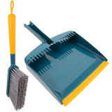 Handheld Broom and Dustpan Set in Green, PP Material for Quick and Easy Cleaning, Compact 1 Set V1366-AZ2-W-21079