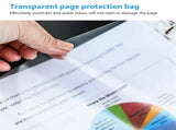 JWDX Document Bag Clearance, Material Bag, 100Pcs Sheet 9 X 12 Heavy Duty Clear Sheet V1189-LWWAL-20260325-01821