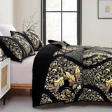 Luminous Quilted Coverlet and Pillowcases Set: Brighten Your Bedroom Atmosphere - Queen size V745-MAC080423Q13U