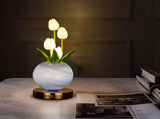 Orange Tulip Night Light - Floral Table Lamp for Bedroom Ambiance V888-ELOSUNG25601