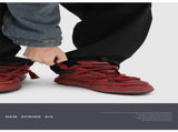 Bread Shoes Sneaker Loafers Chunky Sneakers Casual Comfort Shoes Australian - Red - Size V1102-M-SHOE-39366-RED-11AU11EU44