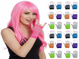 24x Fishnet Gloves Fingerless Wrist Length 70s 80s Womens Costume Party Bulk - Assorted Colour Pack V563-24PCS-18510-ASSTDCP