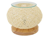 Adjustable Rattan Table Lamp Dimmable Woven Aromatherapy Lamp Night Light for Living Room Bedroom V1294-YM0901-3119250006711